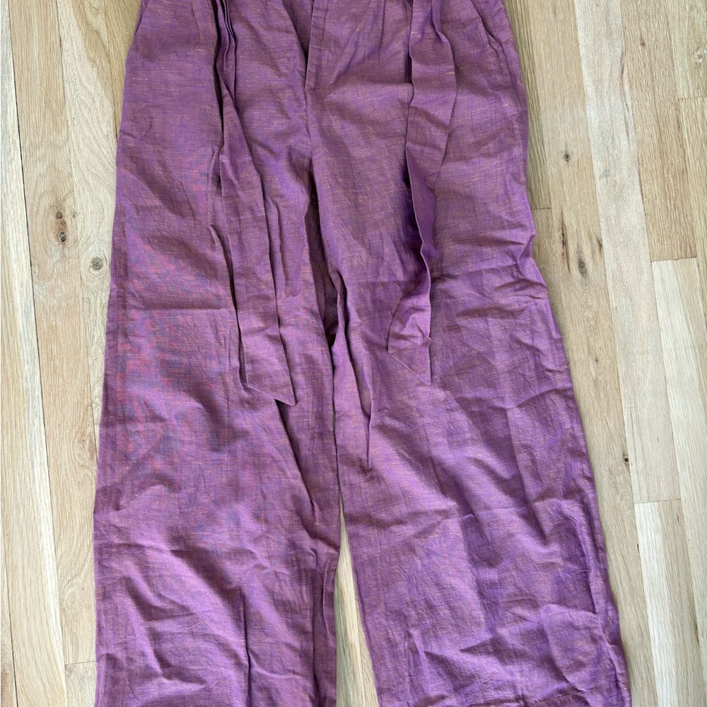 Gorman Floriana Pant - Linen Wide Leg Trousers
